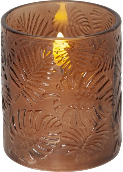LED свещ (височина 10 см) Flamme Leaf - Star Trading