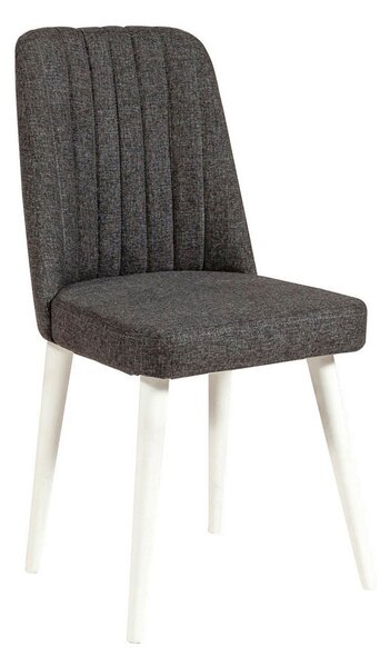 Трапезен стол от антрацитно кадифе Stormi Sandalye - Kalune Design