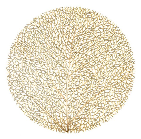 Подложка за хранене в златисто, ⌀ 38 cm - Tiseco Home Studio