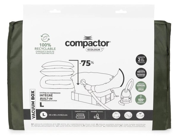 Зелена кутия за съхранение Oxford, 145 л Ecologik - Compactor