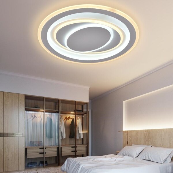 LED Димируем плафон LED/100W/230V 3000-6500K + д.у