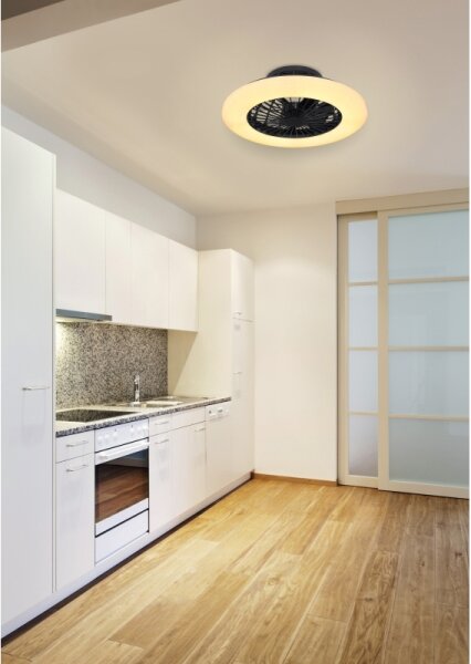 Globo 03628B - LED Димируем плафон с вентилатор LED/30W/230V + д.у