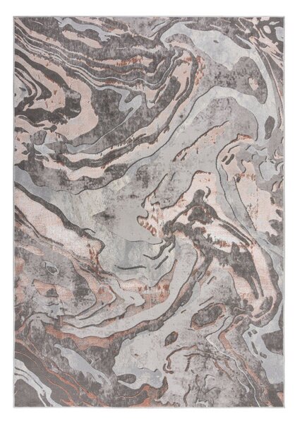 Сив/бежов килим 80x150 cm Marbled – Flair Rugs