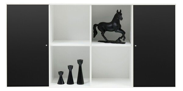 Бяла модулна система от рафтове 136x69 cm Mistral Kubus - Hammel Furniture