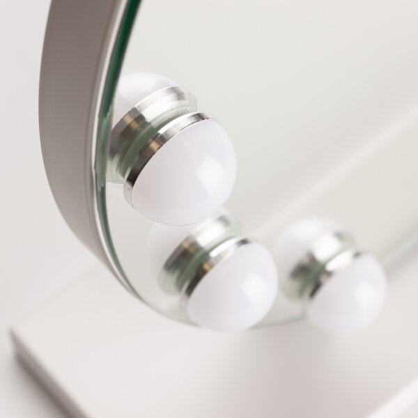 Brilagi - LED регулируемо грим огледало HOLLYWOOD LED/12W/230V 3000/4000/6500K