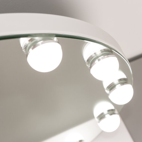 Brilagi - LED регулируемо грим огледало HOLLYWOOD LED/12W/230V 3000/4000/6500K