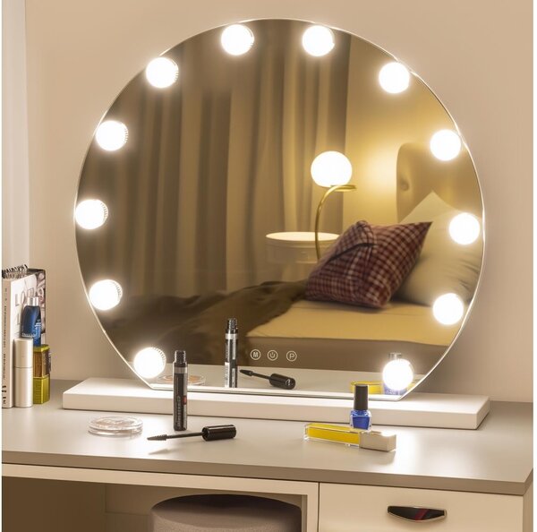 Brilagi - LED регулируемо грим огледало HOLLYWOOD LED/12W/230V 3000/4000/6500K