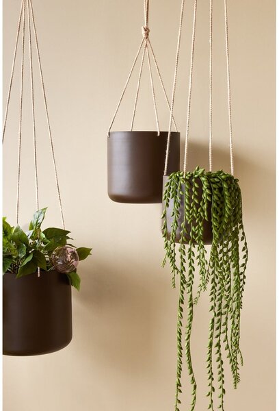Метални висящи и стенни покрития за кашпи в комплект 3 бр. ø 25 cm Bloom – Hübsch