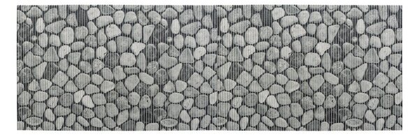 Сива пластмасова постелка за баня 65x200 cm Sassi - Wenko