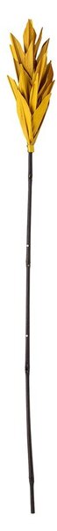 Жълта декорация във формата на палмово листо Afina, височина 93 cm Olise - Bloomingville