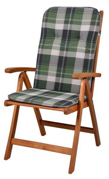 Зелена възглавница за градински стол 50x116 cm Cardiff – Sun Garden