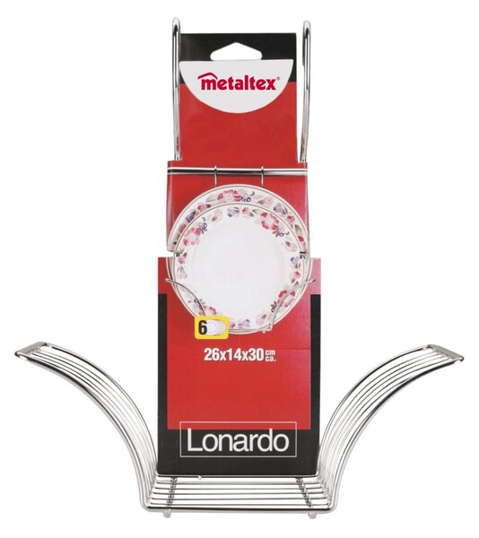 Висяща поставка за капаци от хромирана стомана Lonardo – Metaltex