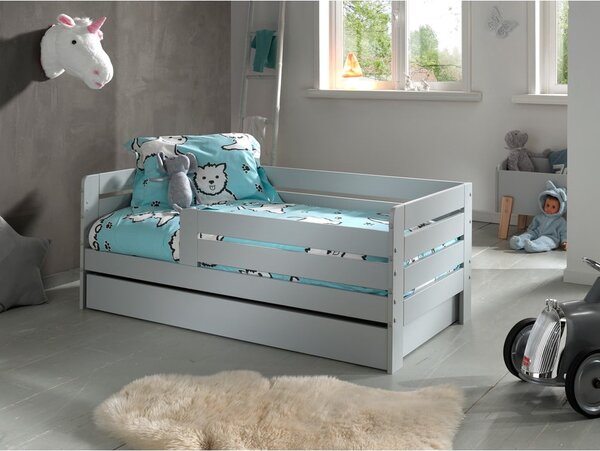 Сиво чекмедже за под легло Junior, 70 x 140 cm Peuter - Vipack