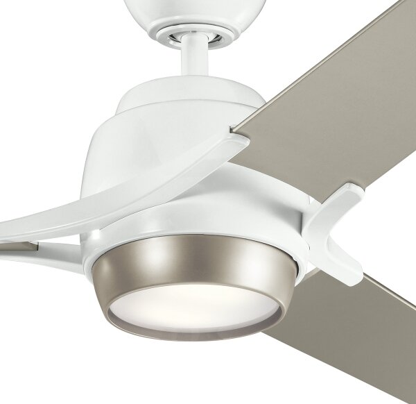 Kichler KLF-ZEUS-60-WHT-LED Димируем таванен вентилатор ZEUS LED/10W/230V + д.у