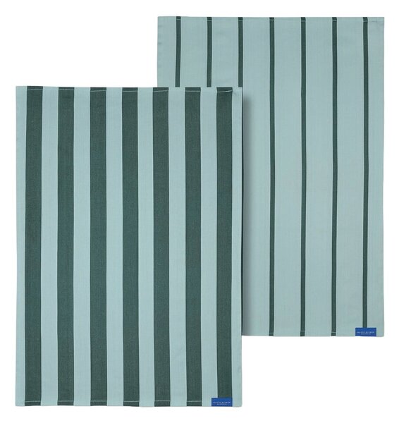 Памучни кърпи за съдове в комплект 2 бр. 50x70 cm Stripes – Mette Ditmer Denmark
