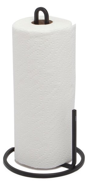 Черна стоманена стойка за кухненски кърпи ø 17 cm Squire – Umbra
