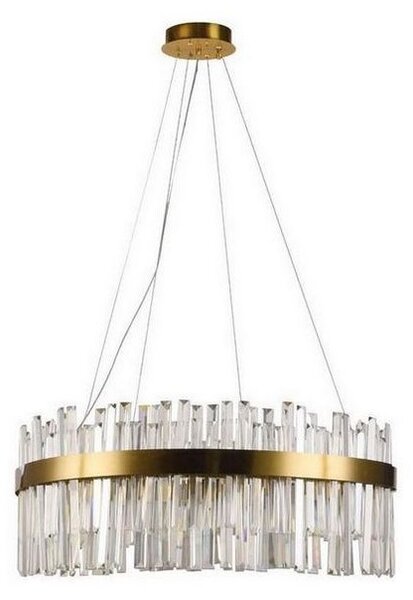 LED Димируем кристален полилей на връв LED/80W/230V + дистанционно управление