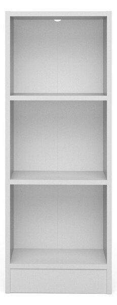 Бял шкаф за книги 41x107 cm Basic - Tvilum