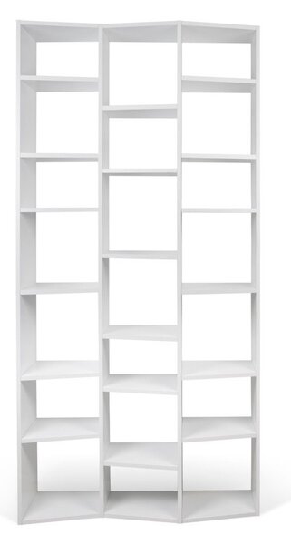 Бяла библиотека 108x224 cm Valsa – TemaHome