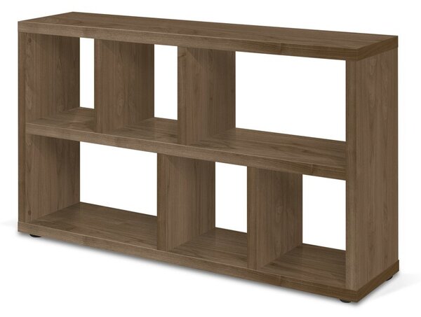 Кафява библиотека от декор от орех 150x83 cm Berlin – TemaHome