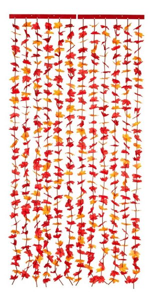 Червена завеса за врата 90x190 cm Indian Summer - Maximex