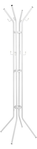 Бяла метална стойка за връхни дрехи ø 40x170 cm Jessy – Spinder Design