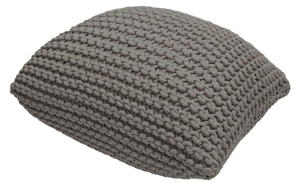 Сива възглавница Pouffe Knit - Bonami Essentials
