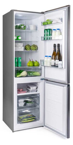 Хладилник Muhler NFC180IE, 252 л, Клас Е, No Frost, Реверсивна врата, R600a, Инокс