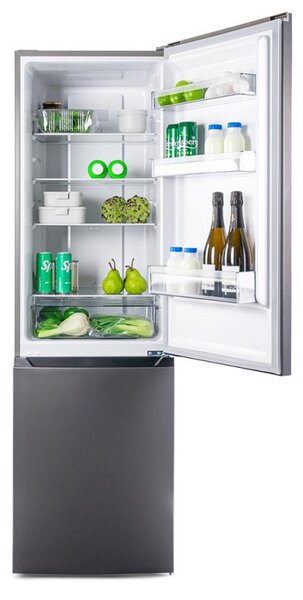 Хладилник Muhler NFC180IE, 252 л, Клас Е, No Frost, Реверсивна врата, R600a, Инокс