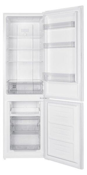 Хладилник с фризер Muhler NFC180WE, 252 л, Клас Е, No Frost, Реверсивна врата, R600a, Бял