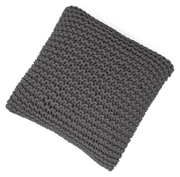 Сива възглавница Pouffe Knit - Bonami Essentials