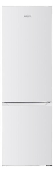Хладилник с фризер Muhler NFC180WE, 252 л, Клас Е, No Frost, Реверсивна врата, R600a, Бял