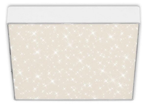 Briloner 7077-416 - LED Плафониера STAR SKY LED/16W/230V 21x21 см бял