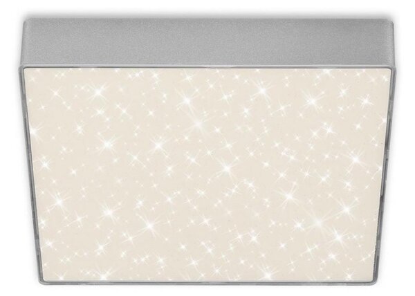 Briloner 7077-414 - LED Плафониера STAR SKY LED/16W/230V 21x21 см сребрист