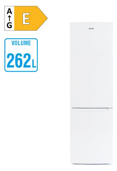 Хладилник с фризер Muhler SC180WE, 262 л, Клас Е, Реверсивна врата, R600a, Бял