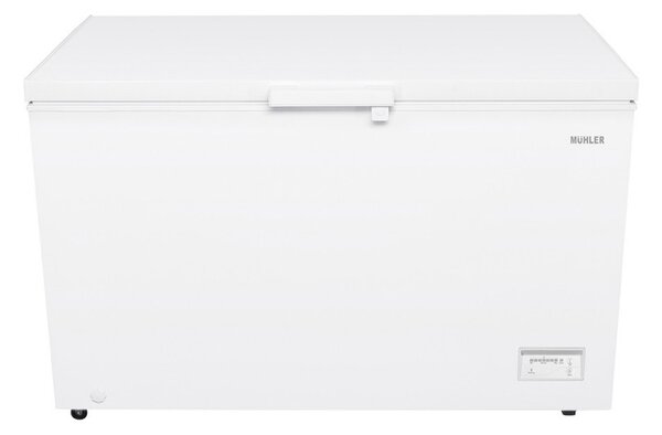 Фризерна ракла Muhler CF400WE, 371 л, Клас E, 40 dB, R600a, Бял