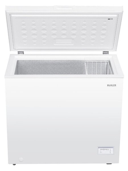 Фризерна ракла Muhler CF230WE, 198 л, Клас E, 40 dB, R600a, Бял