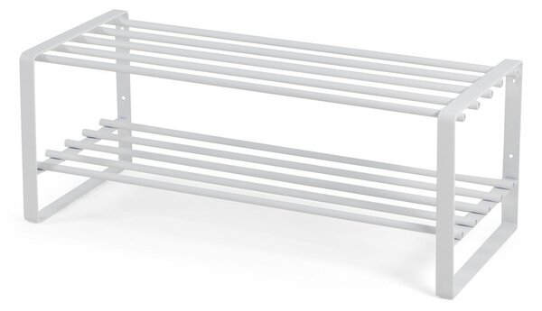 Бяла метална стойка за обувки 70x29x27 cm Rex – Spinder Design