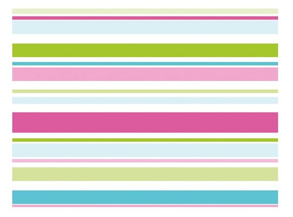 Нетъкан текстил детски тапет 200 cm x 154 cm Bright Stripes – Artgeist