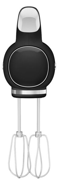 Ръчен миксер SMEG 50's Style HMF01BLEU, 250W, 9 скорости, Турбо, Скрит LED дисплей, Таймер, Аксесоари, Черен