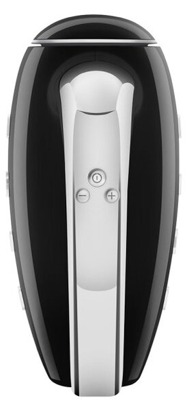 Ръчен миксер SMEG 50's Style HMF01BLEU, 250W, 9 скорости, Турбо, Скрит LED дисплей, Таймер, Аксесоари, Черен