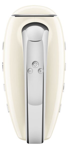 Ръчен миксер SMEG 50's Style HMF01CREU, 250W, 9 скорости, Турбо, Скрит LED дисплей, Таймер, Аксесоари, Кремав