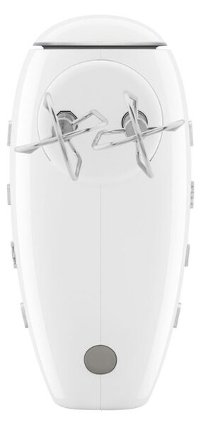 Ръчен миксер SMEG 50's Style HMF01WHEU, 250W, 9 скорости, Турбо, Скрит LED дисплей, Таймер, Аксесоари, Бял