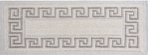 Кремави памучни килими за стълби в комплект от 16 бр. 25x65 cm Versace Bej – Vitaus