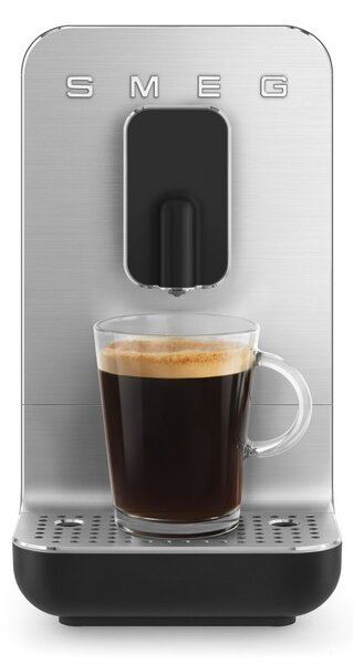 Еспресо машина SMEG Collezione BCC11BLMEU, 1350 W, 19 bar, 1.4 л, 8 функции, Вградена мелачка, Черен