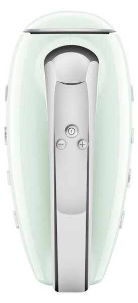 Ръчен миксер SMEG 50's Style HMF01PGEU, 250W, 9 скорости, Турбо, Скрит LED дисплей, Таймер, Аксесоари, Зелен