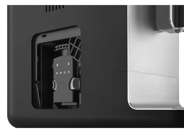 Еспресо машина SMEG Collezione BCC11BLMEU, 1350 W, 19 bar, 1.4 л, 8 функции, Вградена мелачка, Черен