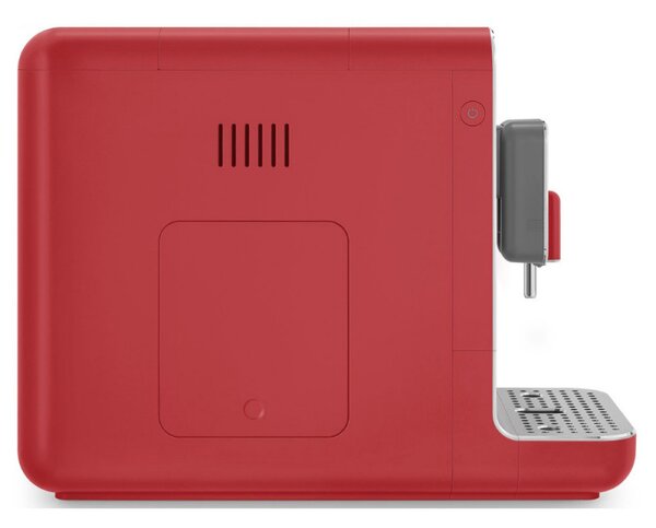 Еспресо машина SMEG Collezione BCC02RDMEU, 1350 W, 19 bar, 1.4 л, 8 функции, Вградена мелачка, Дюза за пара, Червен