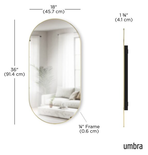 Стенно огледало 46x91 cm Hubba – Umbra