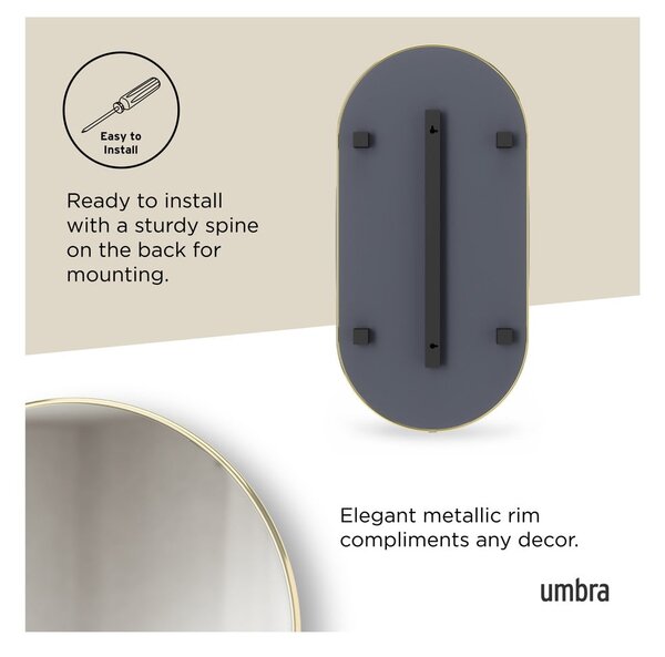 Стенно огледало 46x91 cm Hubba – Umbra
